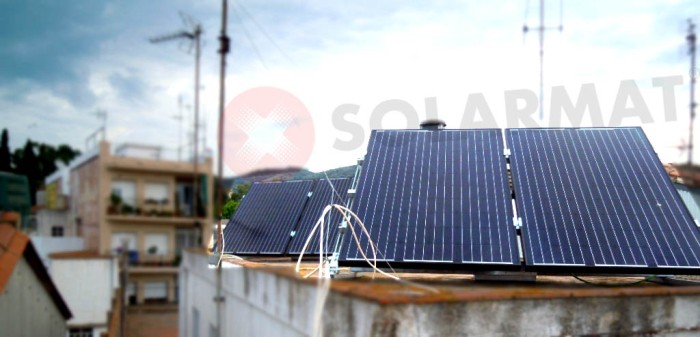 Instalación de autoconsumo solar de 1kW con inyeccion cero